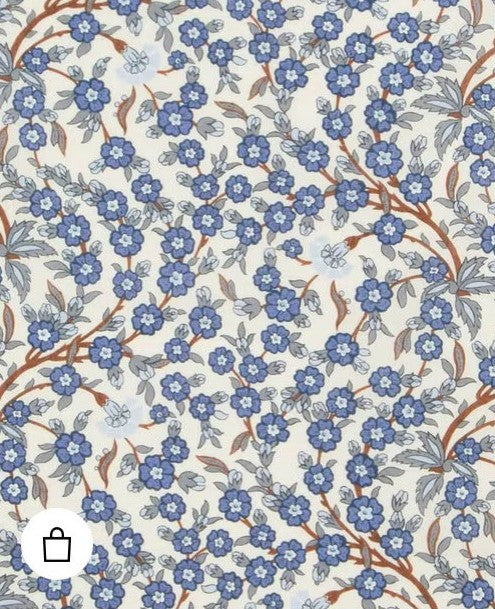 Empress Tana Lawn Blue Collar