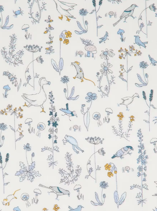 Theo Tana Lawn Blue Collar