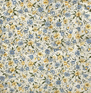Baby Blue & Yellow Floral Mini Duffle Bag