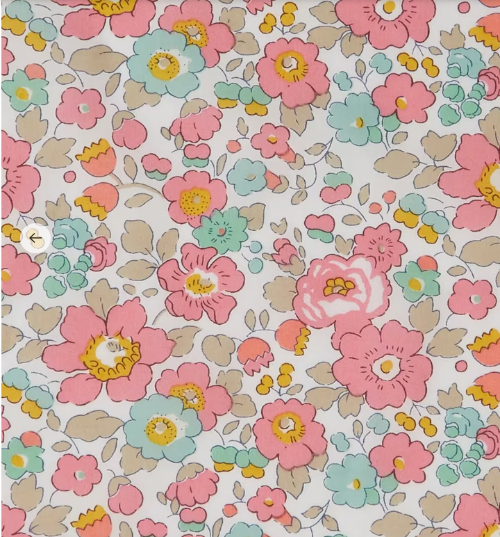 Betsy Ann Pink Liberty fabric Pencil Bag