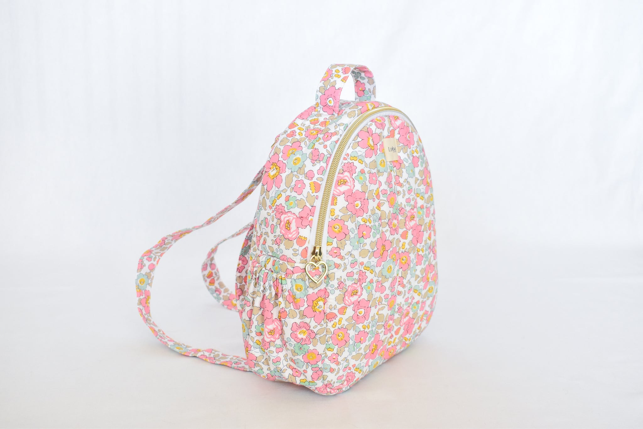 Betsy Ann Pink Liberty fabric Mini Backpack