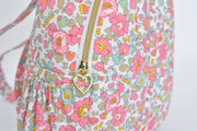 Betsy Ann Pink Liberty fabric Mini Backpack