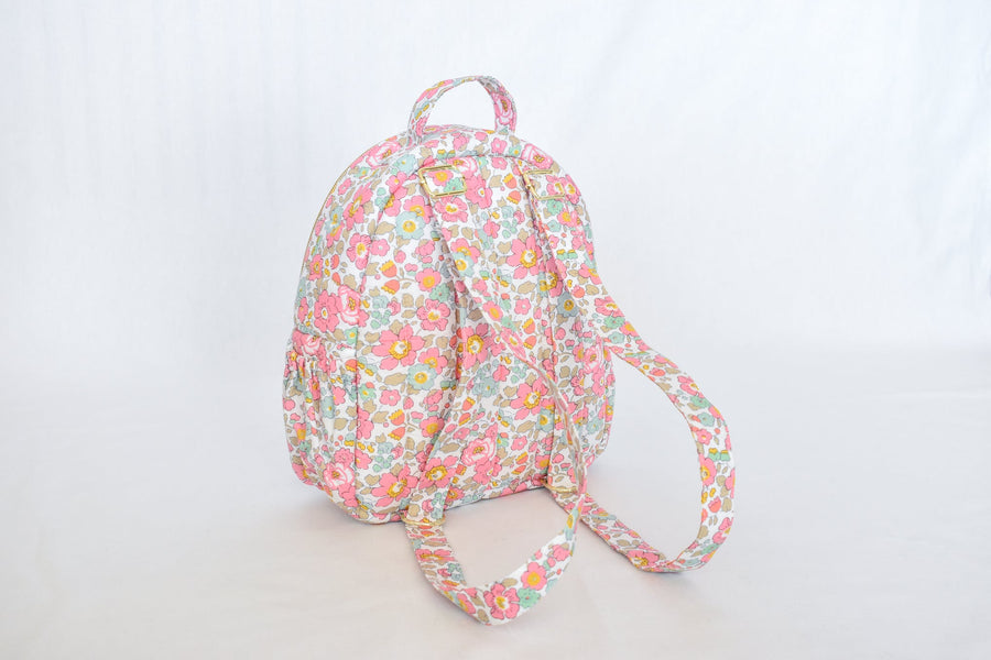 Betsy Ann Pink Liberty fabric Mini Backpack