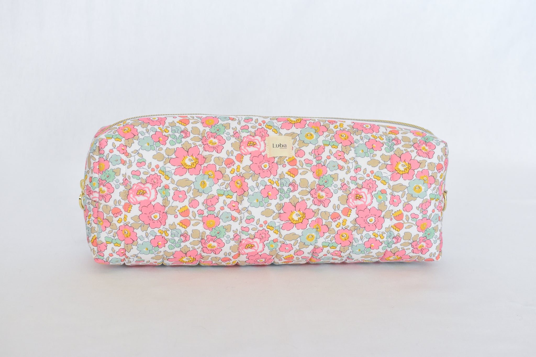 Betsy Ann Pink Liberty fabric Hair Tool Bag