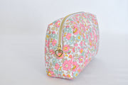 Betsy Ann Pink Liberty fabric Toiletry Bag