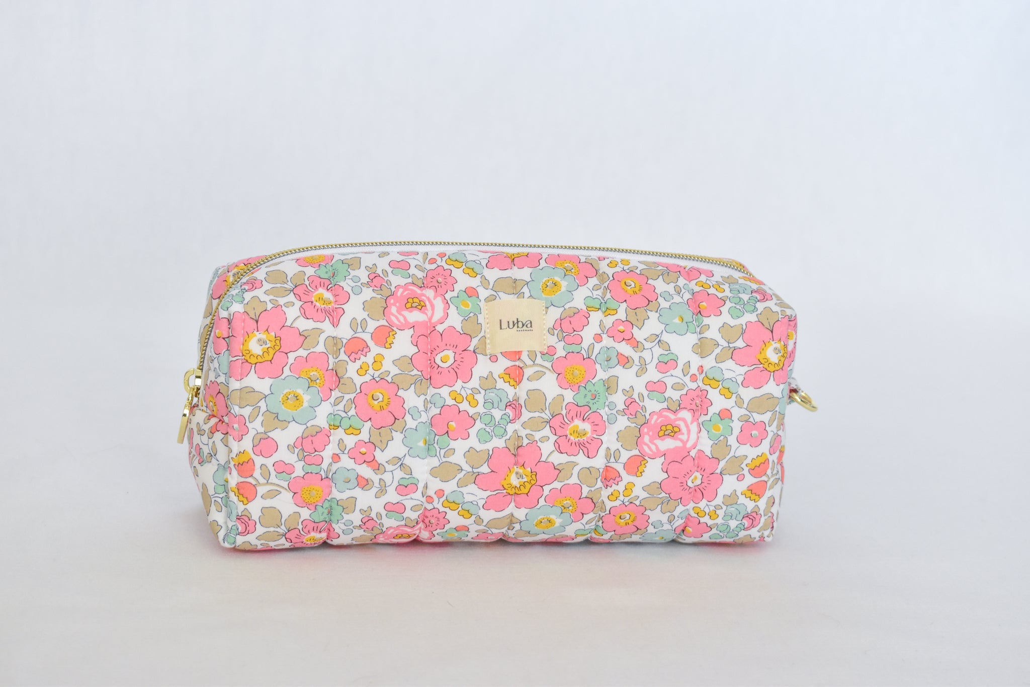 Betsy Ann Pink Liberty fabric Toiletry Bag