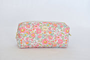 Betsy Ann Pink Liberty fabric Toiletry Bag