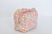 Betsy Ann Pink Liberty fabric Boxy Bag