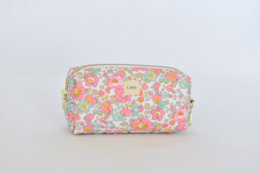 Betsy Ann Pink Liberty fabric Pencil Bag