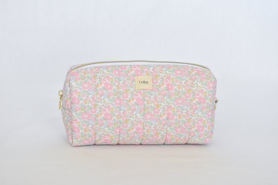 Betsy Ann Soft Pink Liberty fabric Toiletry Bag