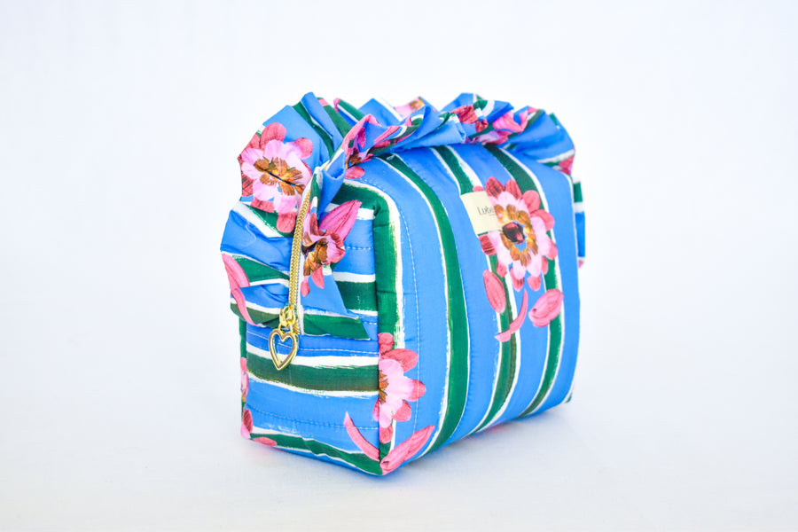 Beau Silk Twill Boxy Bag