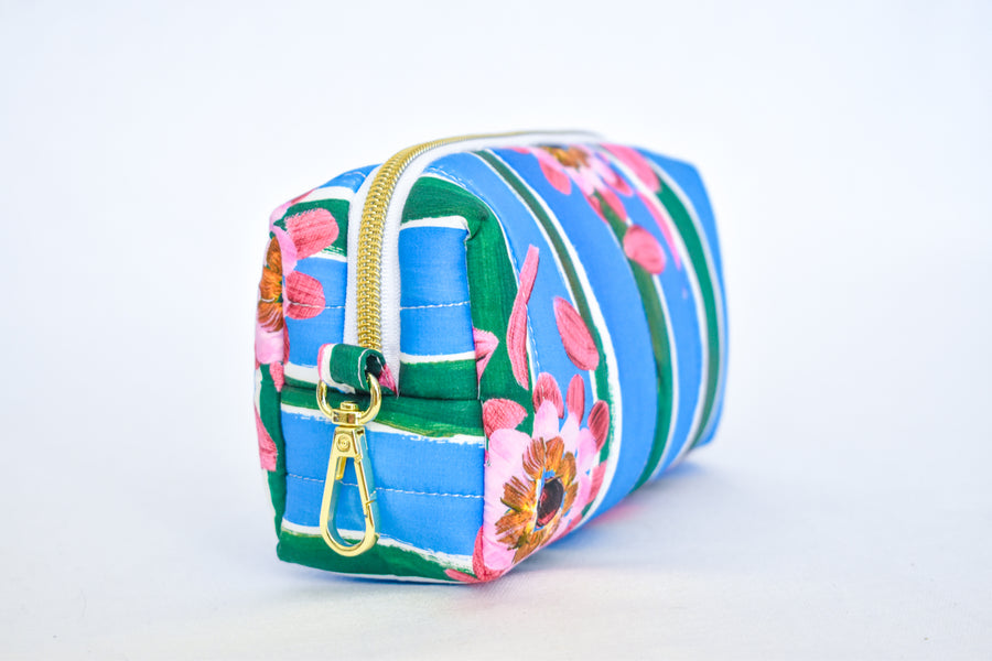 Beau Silk Twill Pencil Bag