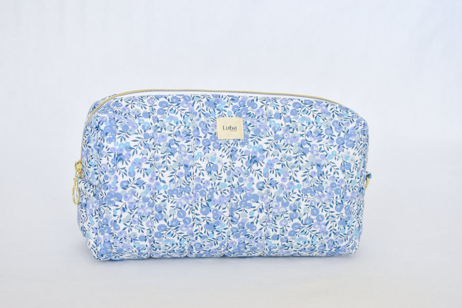 Wiltshire Blue Liberty fabric Toiletry Bag