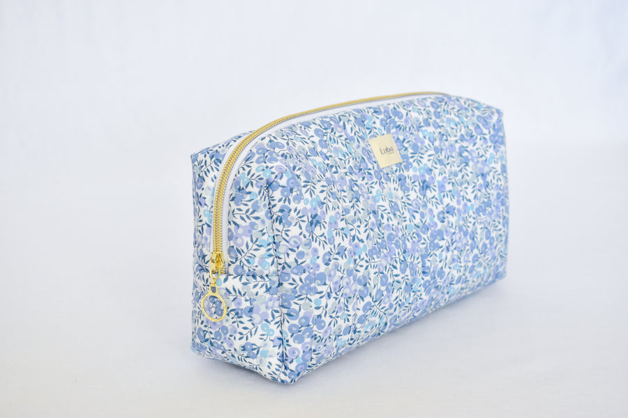 Wiltshire Blue Liberty fabric Toiletry Bag