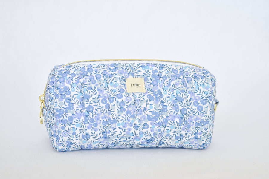 Wiltshire Blue Liberty fabric Toiletry Bag