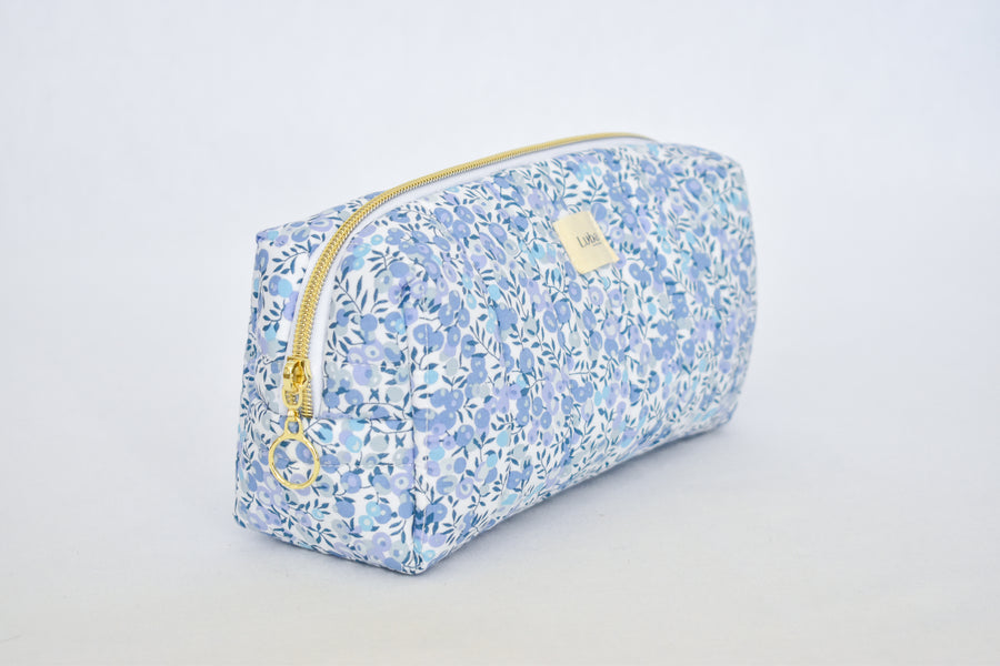 Wiltshire Blue Liberty fabric Toiletry Bag