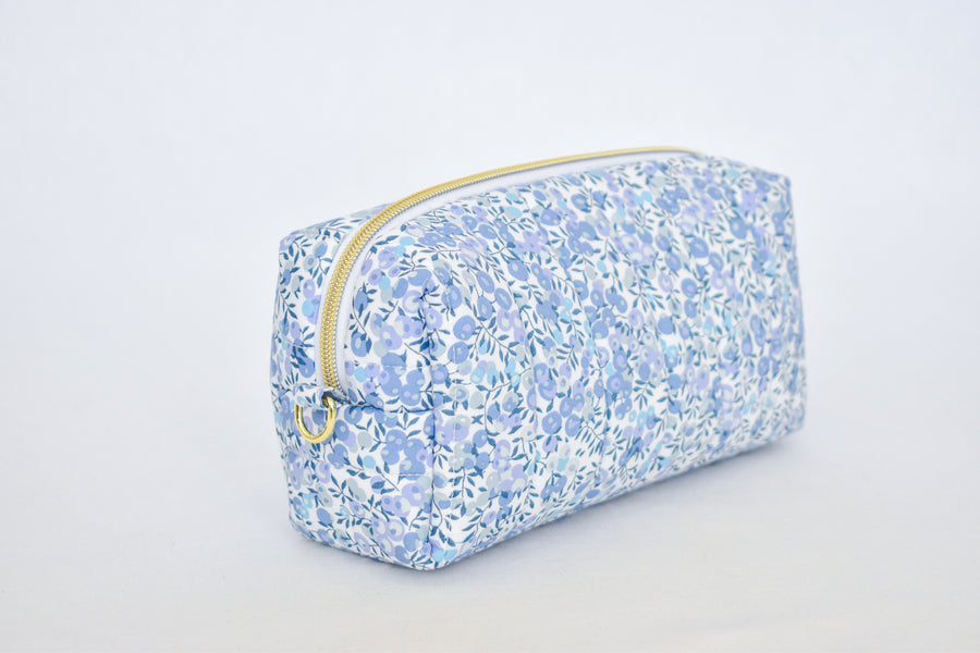 Wiltshire Blue Liberty fabric Toiletry Bag