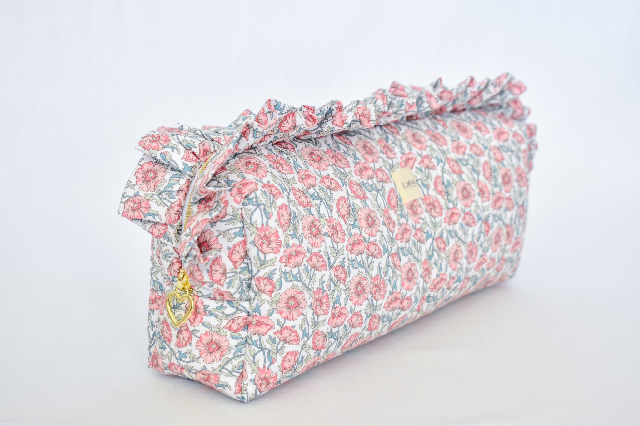 Astell Red Liberty fabric Hair Tool Bag