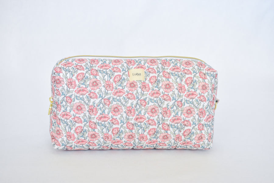 Astell Red Liberty fabric Toiletry Bag