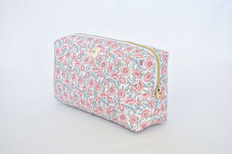 Astell Red Liberty fabric Toiletry Bag