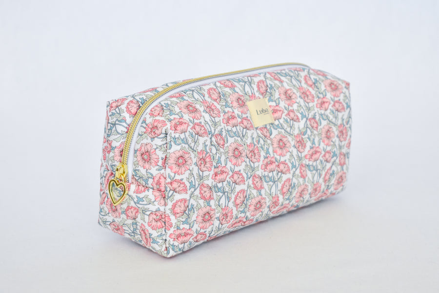 Astell Red Liberty fabric Toiletry Bag