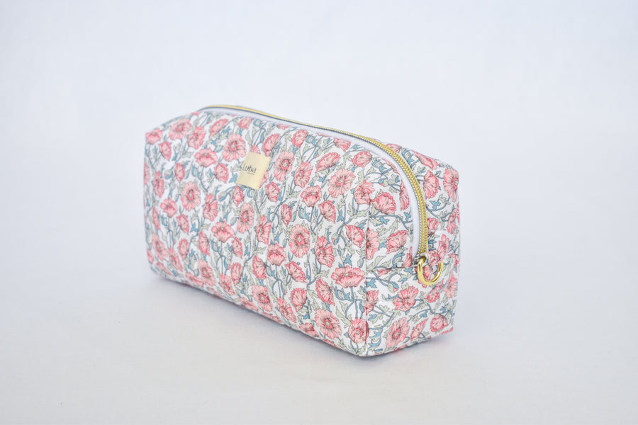 Astell Red Liberty fabric Toiletry Bag