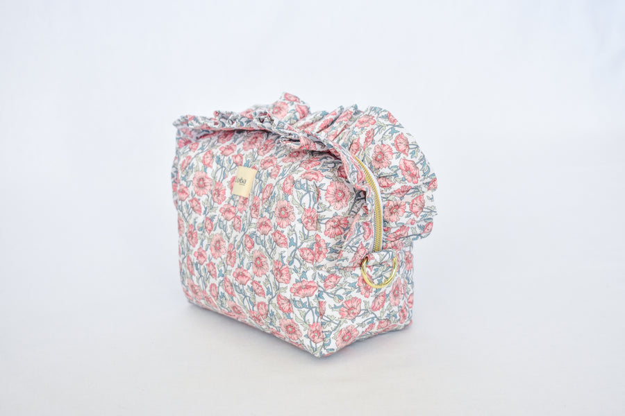 Astell Red Liberty fabric Boxy Bag