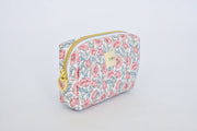 Astell Red Liberty fabric Mini Toiletry Bag