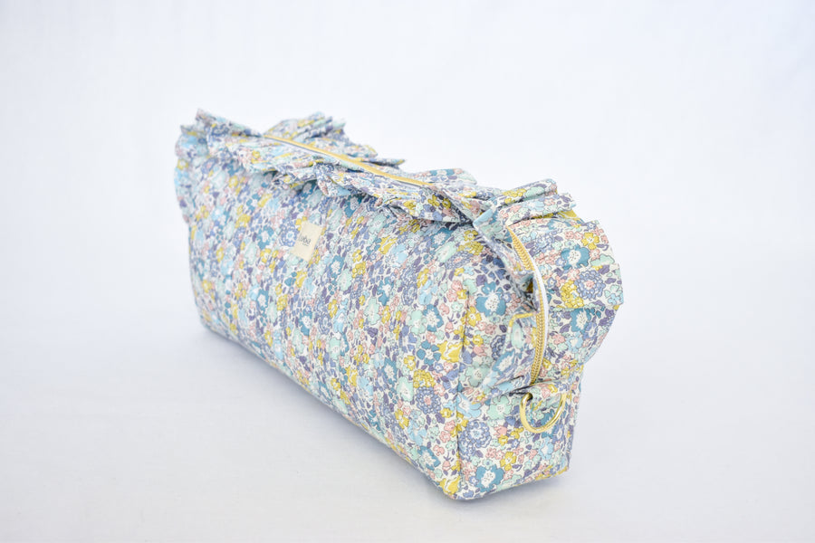 Betsy Ann Blue Tana Lawn Hair Tool Bag