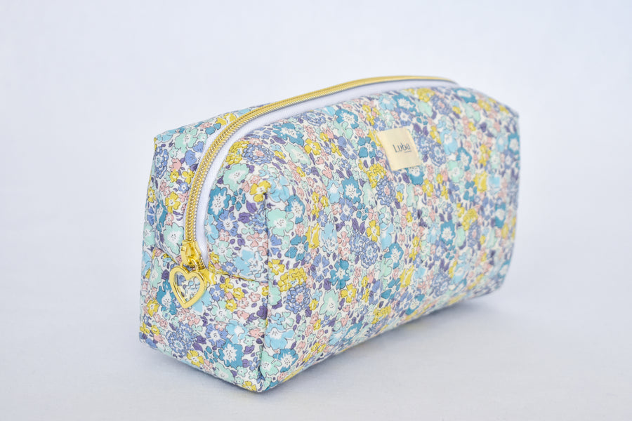 Betsy Ann Blue Tana Lawn Toiletry Bag