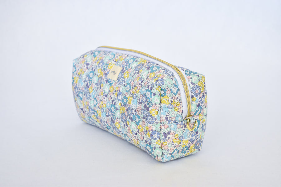 Betsy Ann Blue Tana Lawn Toiletry Bag