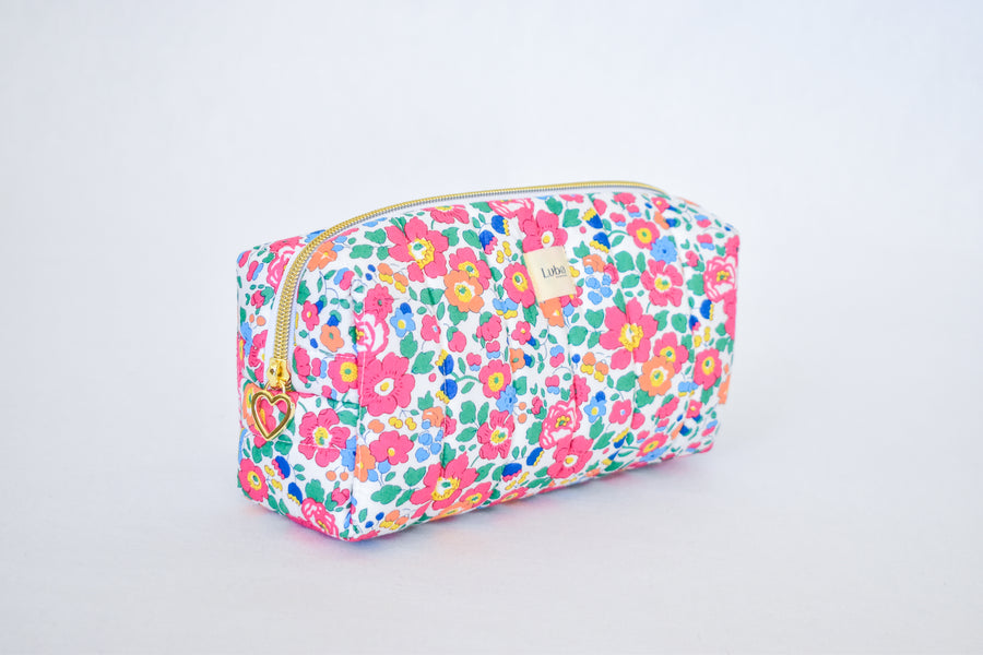 Betsy Ann Bright Pink Tana Lawn Toiletry Bag