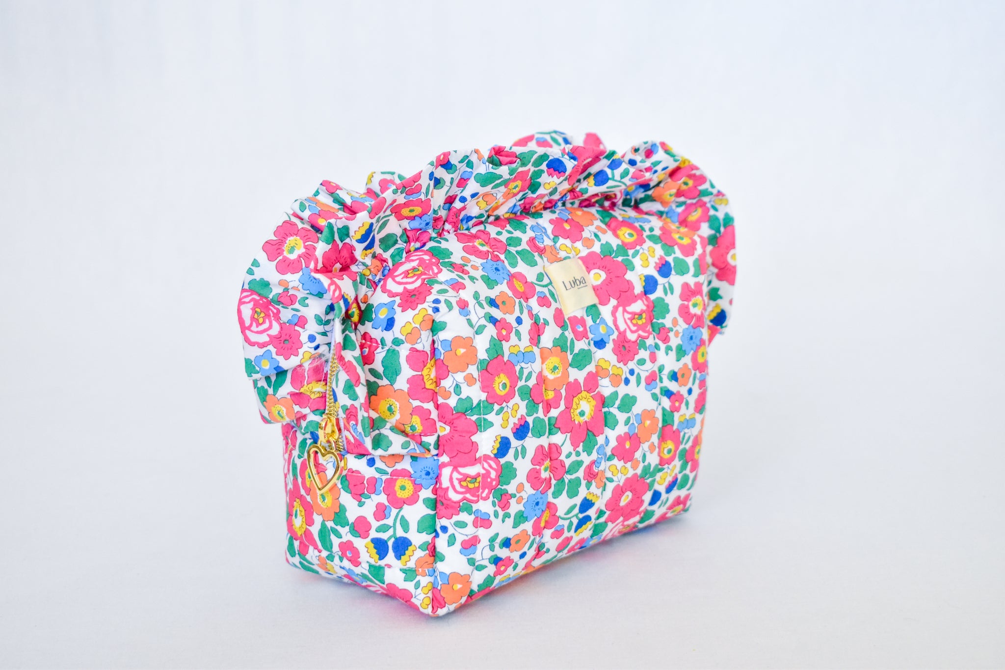 Betsy Ann Bright Pink Tana Lawn Boxy Bag