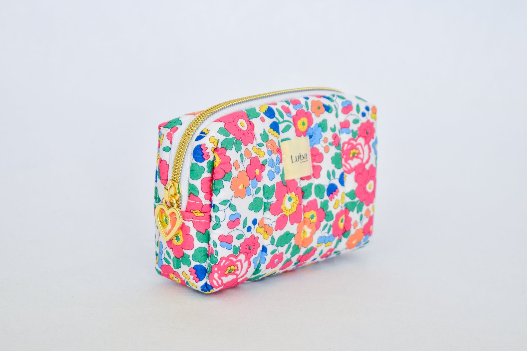 Betsy Ann Bright Pink Tana Lawn Mini Toiletry Bag