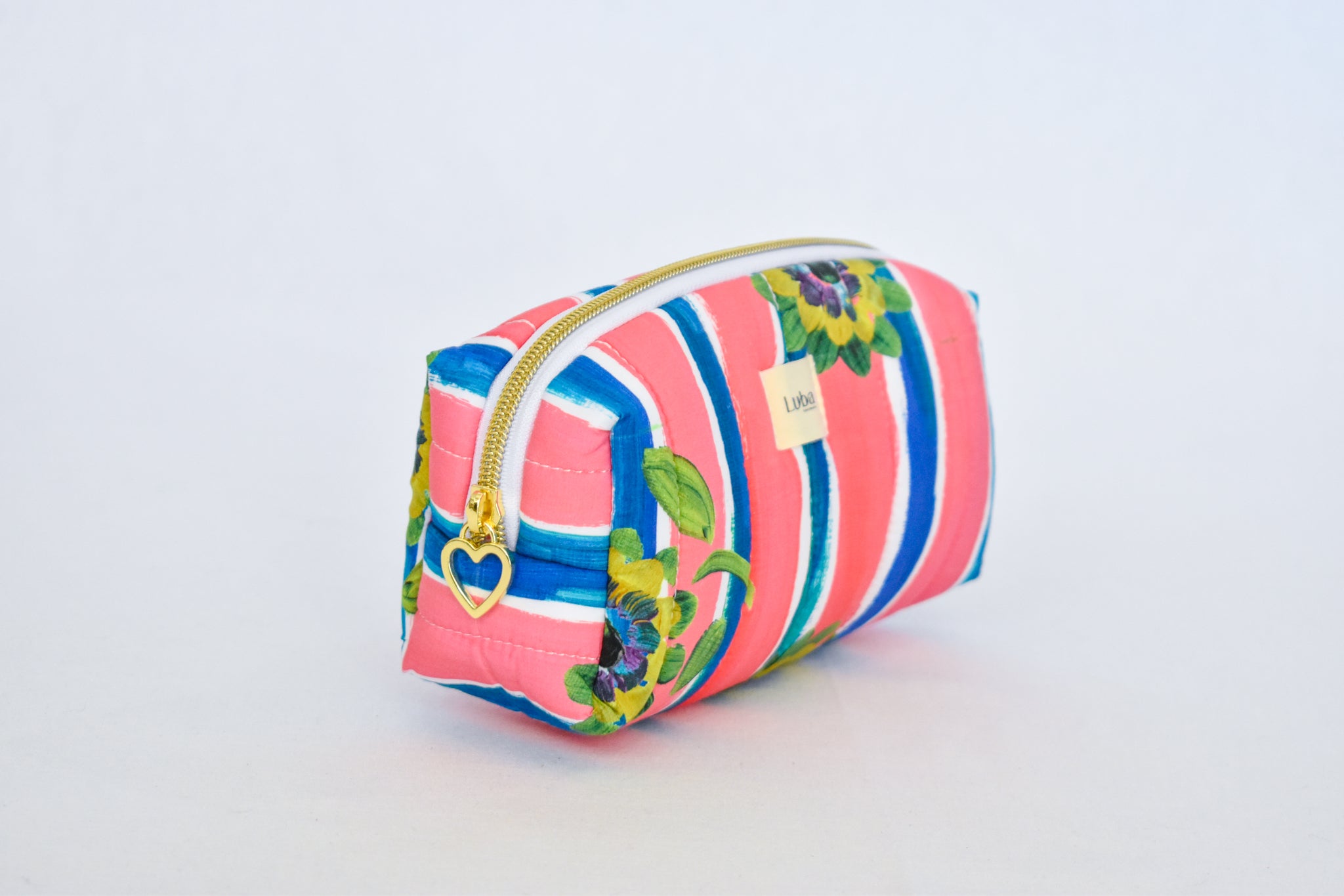 Beau Silk Twill Pink Pencil Bag