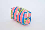 Beau Silk Twill Pink Pencil Bag