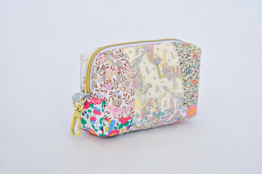 Patchwork Liberty Fabric Mini Toiletry Bag