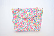 Betsy Ann Bright Pink Tana Lawn Diaper Bag