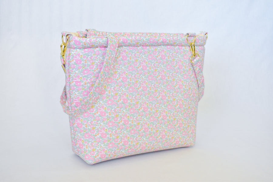 Betsy Ann Pink Tana Lawn Diaper Bag