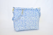 Wiltshire Blue Liberty fabric Diaper Bag