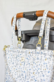 Theo Liberty fabric Diaper Bag