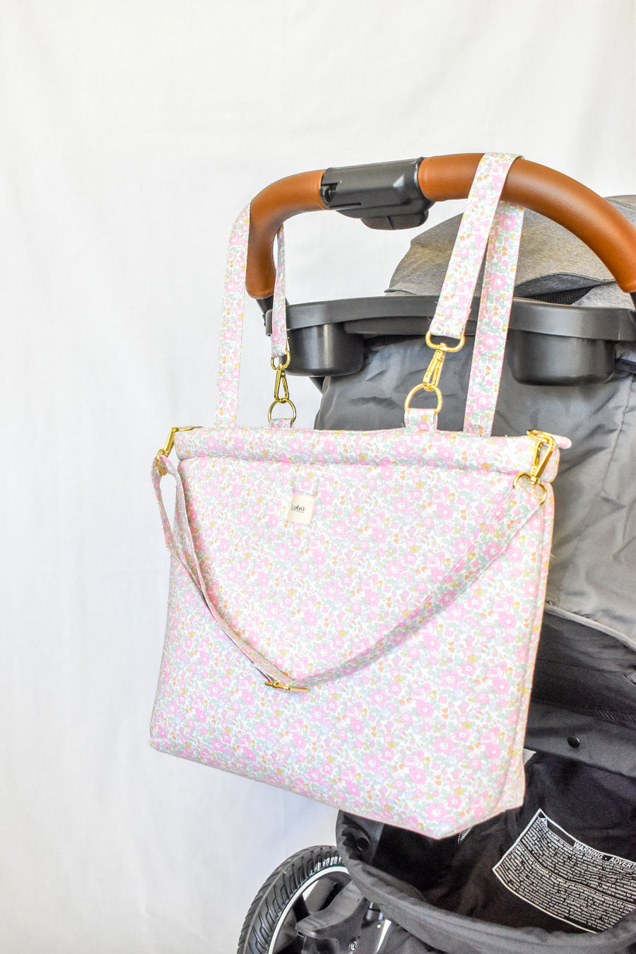 Betsy Ann Pink Tana Lawn Diaper Bag