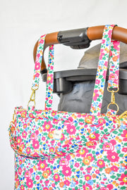 Betsy Ann Bright Pink Tana Lawn Diaper Bag