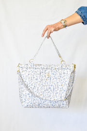 Theo Liberty fabric Diaper Bag