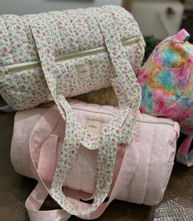 Alice W Liberty fabric Duffle Bag