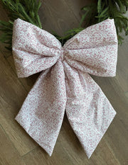 Floral Vines Christmas Bow