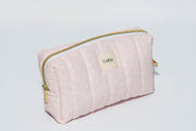 Pink & white dot toiletry bag