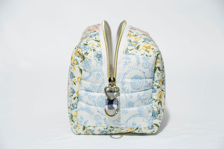 Multi-Colored Flower Boxy Bag