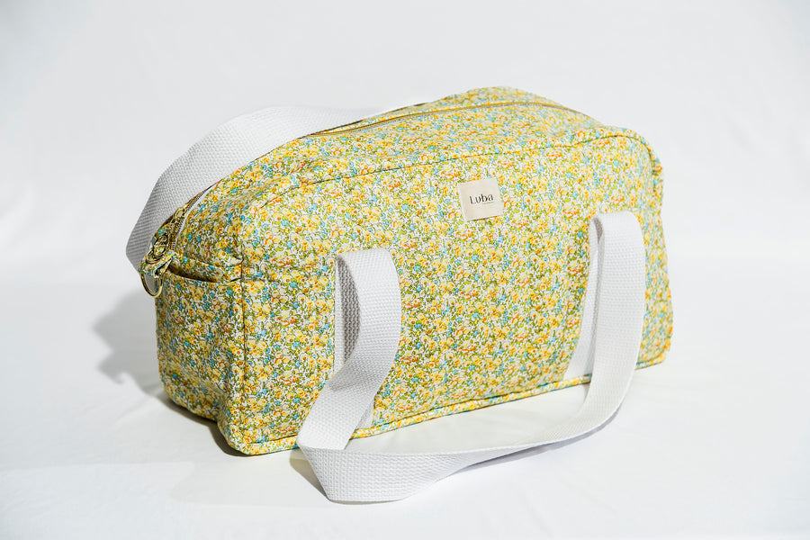 Yellow Floral Weekend Bag