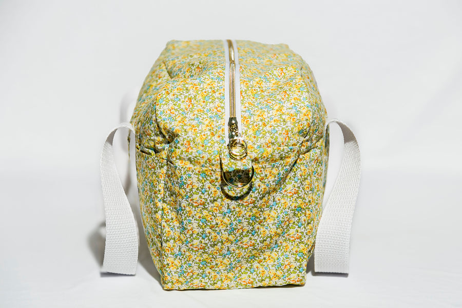 Yellow Floral Weekend Bag